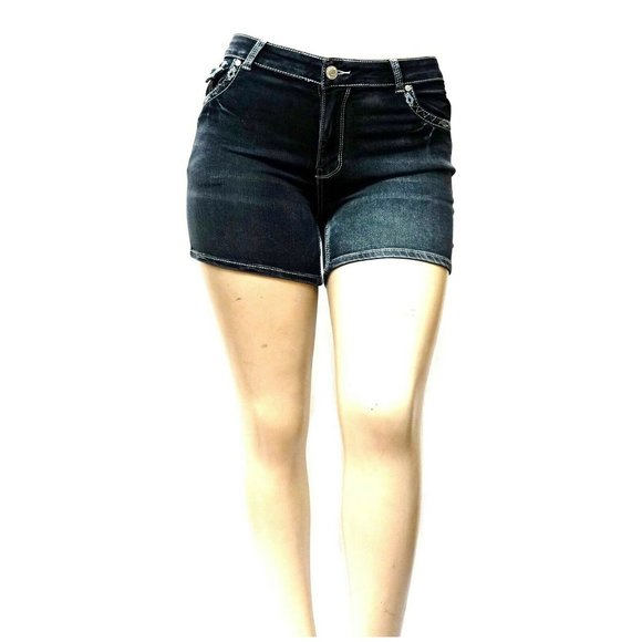 Women's PLUS SIZE Jack David Black Stretch JEANS - Picture 1 of 4